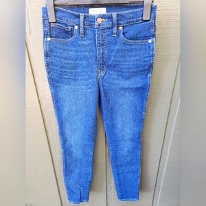 Madewell 10" high-waist skinny jeans size 29